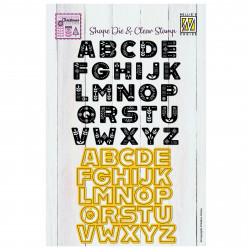 Scandinavian Alphabet Upper Case - Dies et Tampons