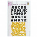 Scandinavian Alphabet Upper Case - Dies et Tampons